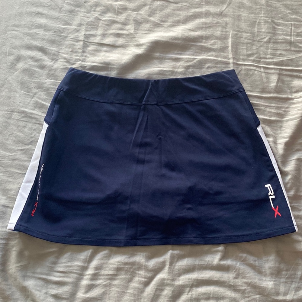 Polo by Ralph Lauren US Open ballgirl navy blue tennis skirt